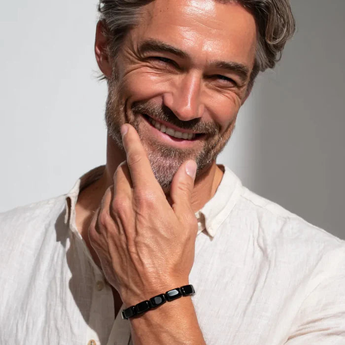 Hematite Bracelet For Men Reclaim Your Edge Confidence Natural Hematite Stone Beaded Stretch Healing Bracelets Gift Jewelry